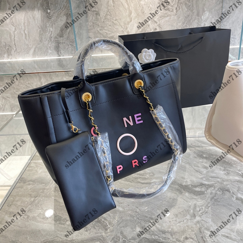 

Multicolor Rainbow Letter Women Shoulder Crossbody Bags Canvas Beach Totes Lady Purses Designer Luxury Handbags Onthego Large Shopping Bag, Bubble paper package