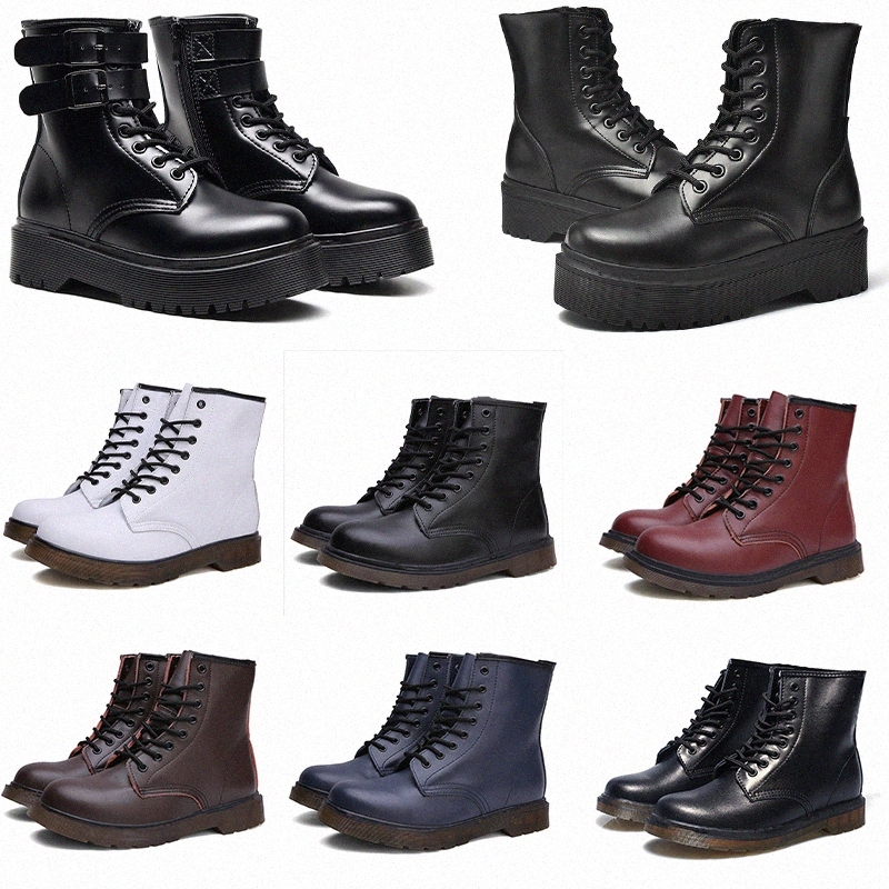 

2022 Classic designer Maten woman martens 1460s boot ankle High platform crystal sole matin mens womens fur snow martins boots 36-46ARg5#, Customize