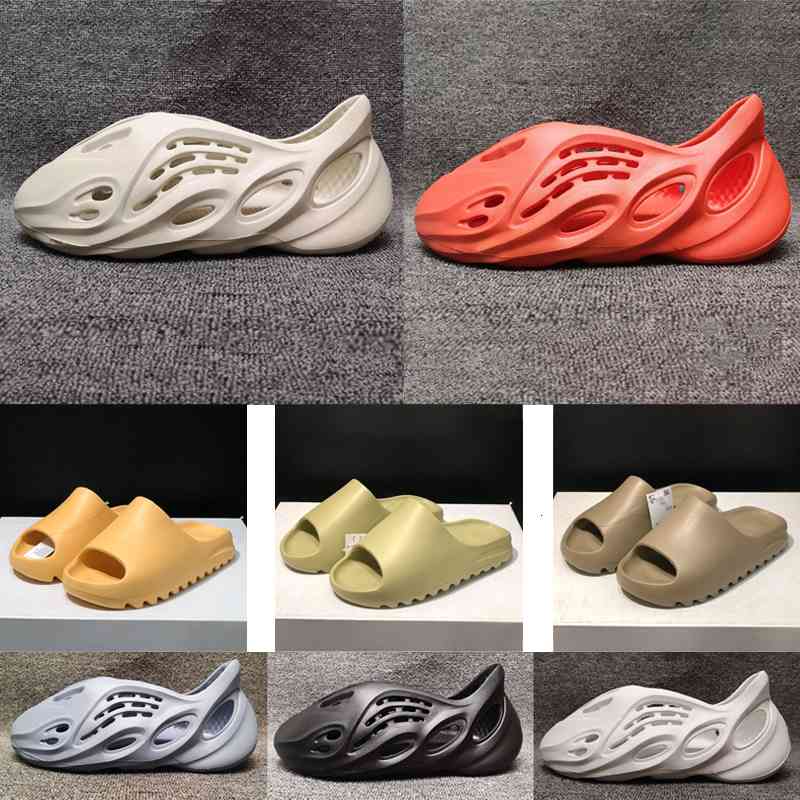 

Discount Men Women Comfortable Slides Girls Slippers Triple Black Vermillion Sandals Desert Sand Earth Brown Resin Bone MXT Moon Grey RNNR Orange Red Soot Ararat, #3