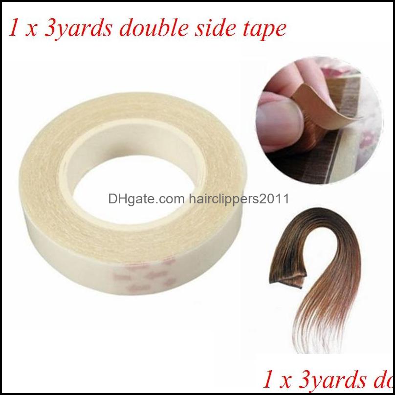 

Adhesives Hair Accessories Tools Products 1Pcs High Quality 1Cm* Double-Sided Adhesive Tape For Skin Weft Extensions - Super Adhensive Dro