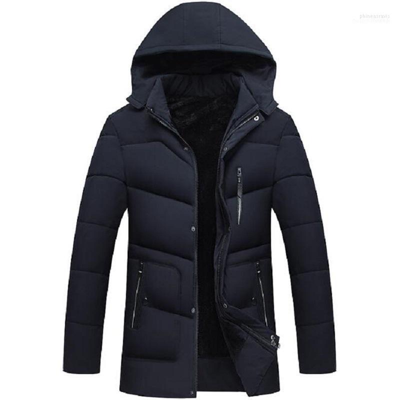 

Men's Down & Parkas 2022 Men Jacket Coats Thicken Warm Windbreaker Winter Jackets Casual Parka Hooded Outwear Cotton-padded Chaqu Phin22, As picture