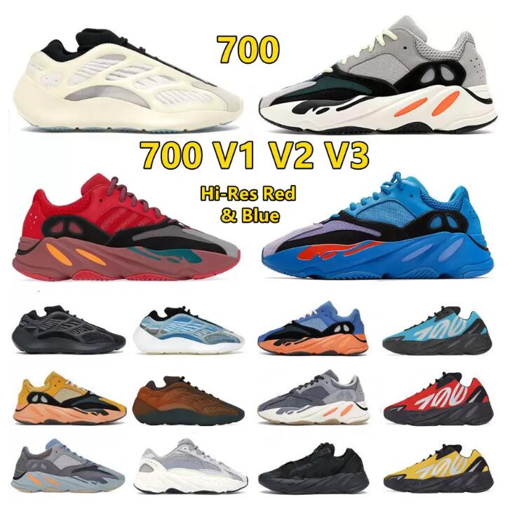 

700s running shoes Azael Alvah Utility Black 3M black static reflective shoe outdoor flat trainers V2 V3''YEEZIES''700 450 boost casual shoe, 15