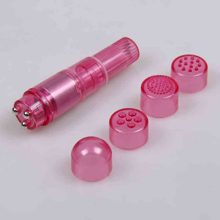 Vibrator Massager Female Masturbation Flirtation Four Head Mini Av Stick Adult Sex Products Rocket-image-776505502