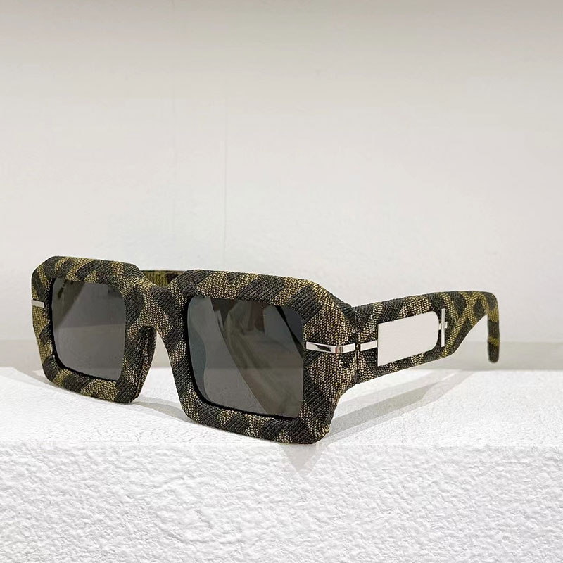 

locs Sunglasses Men Women Designer Vintage Plate Full Frame FE 40045 Fashion Plating Temples Brand Glasses UV400 Original 1WUD