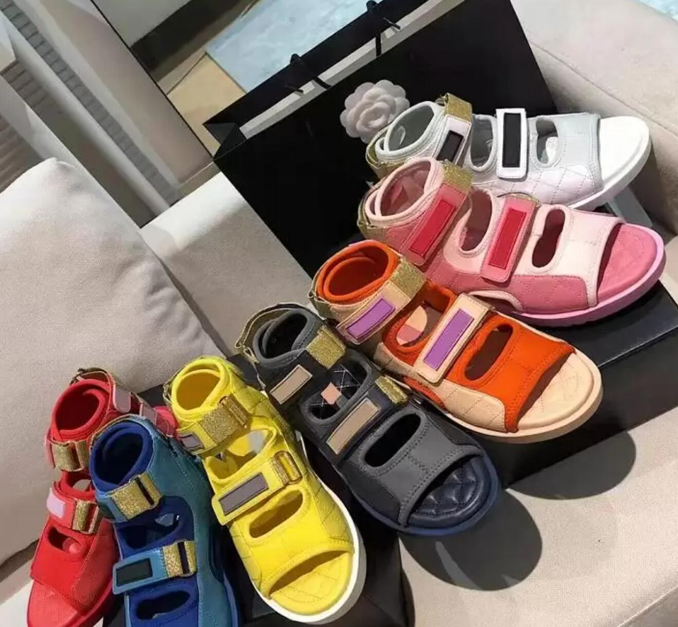 

Designer Women High Gang Sandals Cattlehide Classic Quilted Platform Fashion Sandal Casual Shoes Summer Beach Womens Luxury Sports Slides Slipper, Not for individual sale