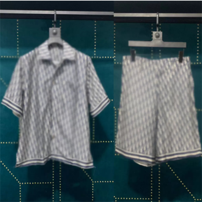 

Mens Tracksuits Fashion Sets Vintage Ethnic Style Summer Clothes Short Sleeve Shirt Shorts Suit Loose Casual 2022 Two Piece Set Men