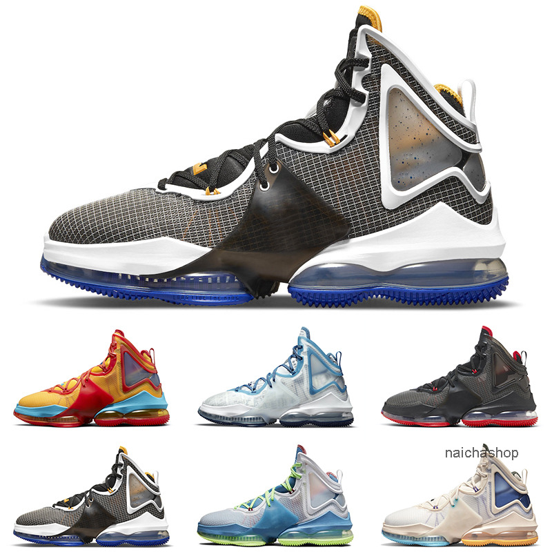 

Lebrons 19 Basketball Shoes 19s Men Bred Space Jam Uniform Hook Tune Squad Leopard Dutch Blue Lime Glow Mens Trainers Sports Sneakers Online