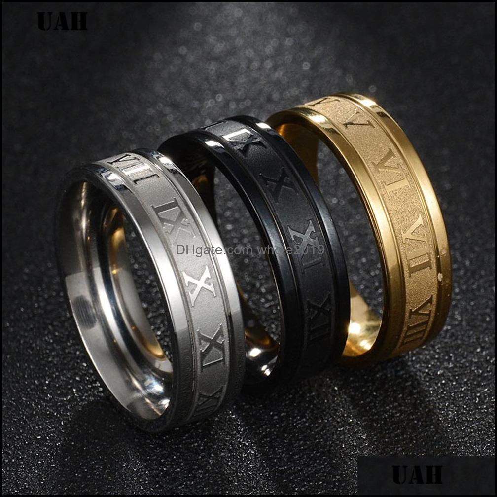

Band Rings 6 Mm 316L Stainless Steel Wedding Ring Gold Black Cool Punk For Men Women Fashion Jewelry Drop Delivery 2021 Bdehome Dh6Fd