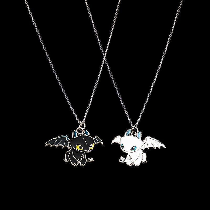 

Pendant Necklaces Dragon Necklace For Women Men 2022 Vintage Fashion Cross Chain Jewelry Anime Accessories Cartoon Male Collar Goth CouplePe