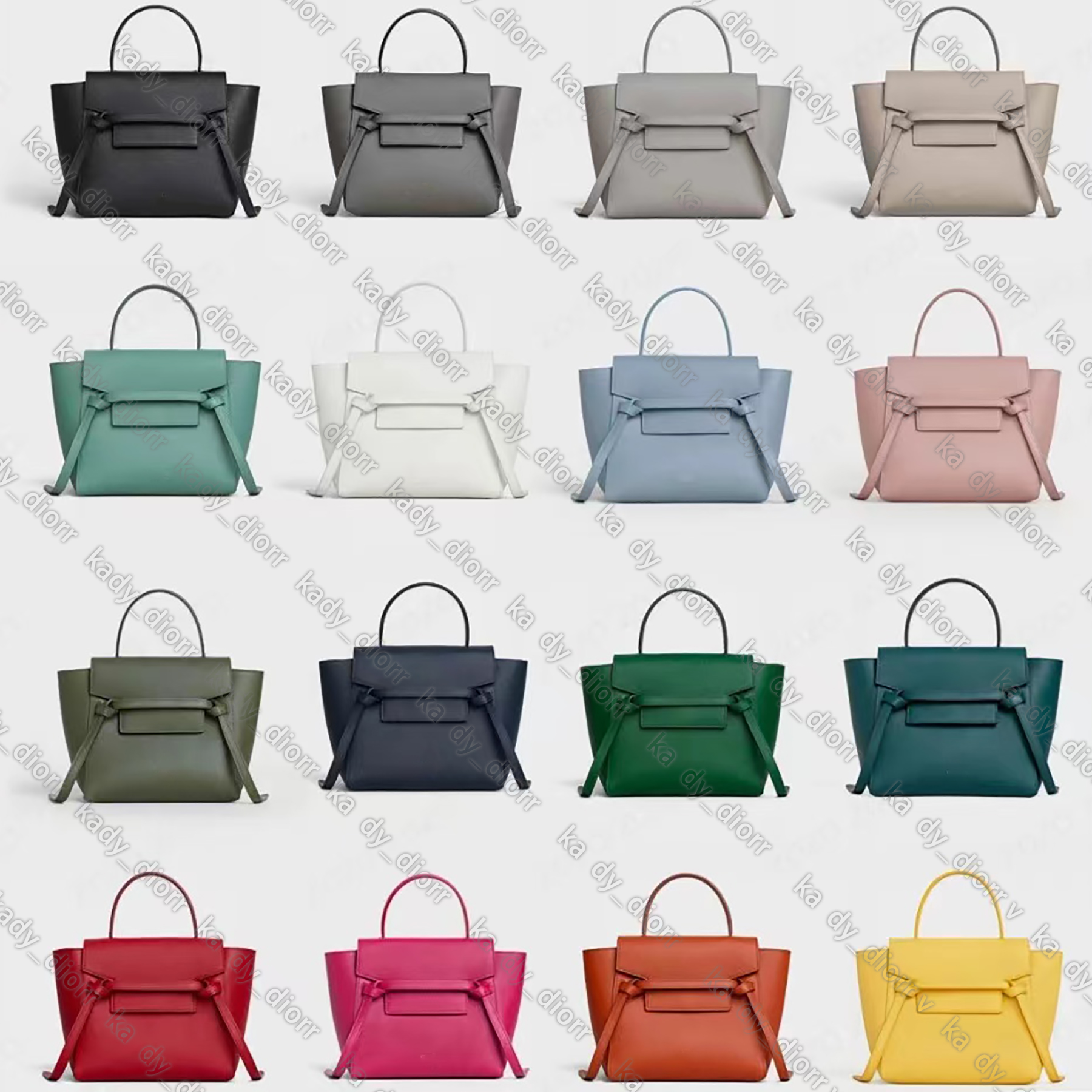 

nano belt bag drummed calfskin grained handle shoulder cross-body genuine Designer luxury wallet pursr, Customize