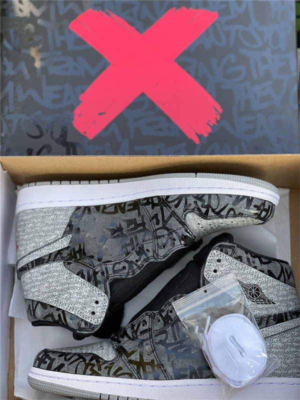 

Shoes Authentic 1 High OG Rebellionaire Man Basketball jumpman 1s Men Women Black White Particle Grey Outdoor Sports Sneakers