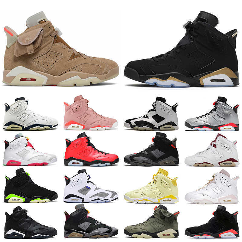 6s men women basketball shoes British Khaki Olive Black Cat Bordeaux Bred Defining Moment Electric Green Flint Infrared 6 mens trainers