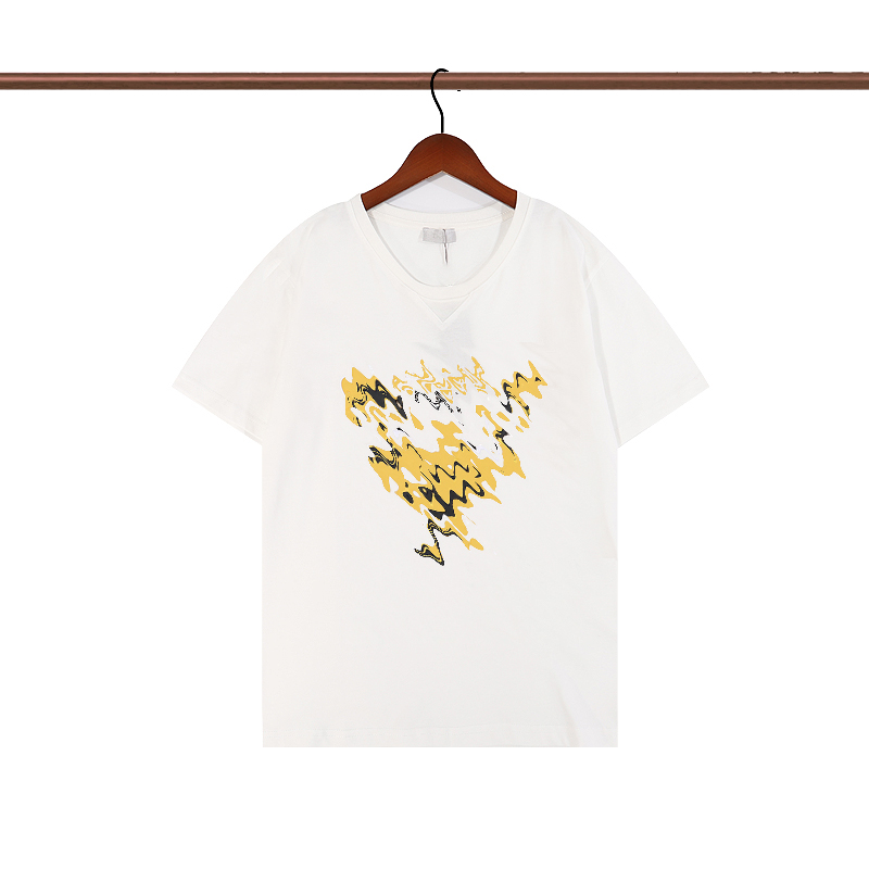 

Men' T -Shirts Tide Designer 2022 Crew Neck Male T -Shirt Tiger Head Print Short Sleeve And Female Couple Hercules Half Base, White