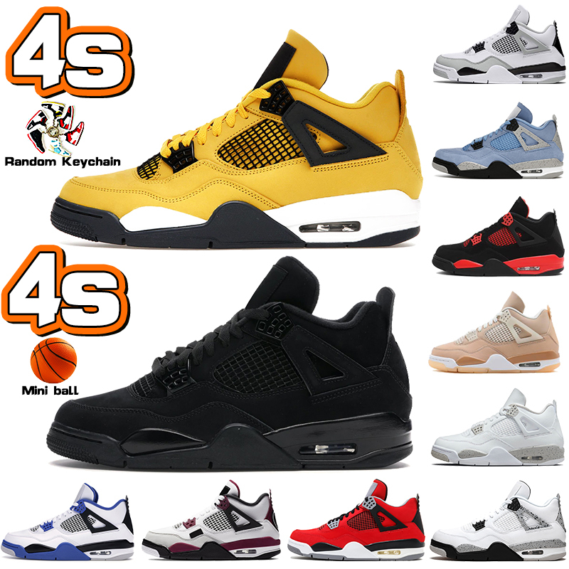 

Top Sneaker 4 4s mens Basketball shoes Military Black Canvas cat red thunder university blue white oreo tour yellow shimmer boots men women, 08 paris