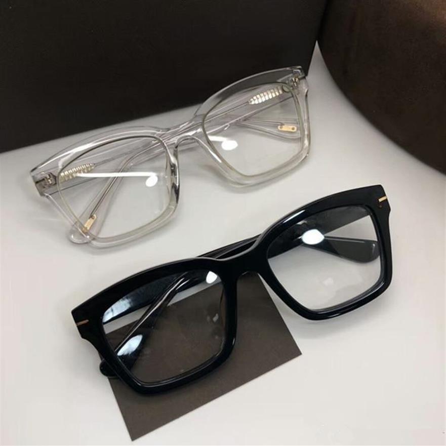 

NEW high-quality Square Pure-plank big-rim glasses frame with clear lens 50-20-145 unisex for prescription full-set case OEM276M