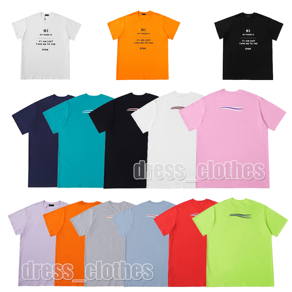 

2022 designer tiger cartoon comic paris limit simple balencaiga balenciaga balenciagas balencaigas t shirt short sleeve waves mens womens lovers luxury t shirts, 24