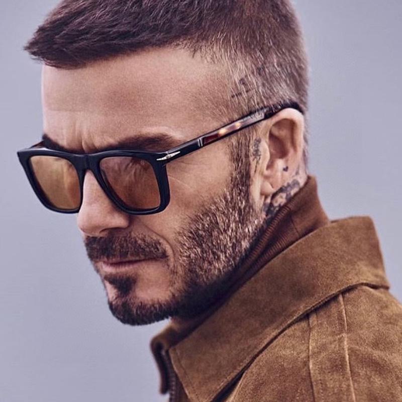 

Sunglasses Classic Rivet Square For Men Design Beckham Driving Glasses Vintage Sun Eyewear Gafas De SolSunglassesSunglasses