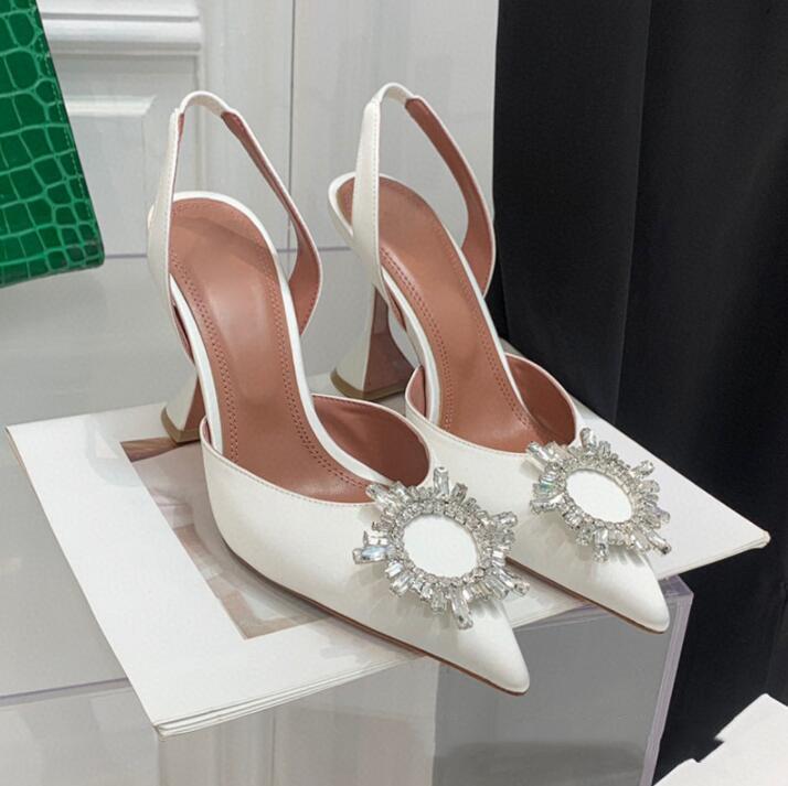 

Brand Women's Sandals, Official Quality Amina Shoes Pvc Sunflower Slingback Pumps Muaddi Restocks Begum Slingbacks 7cm Pumps