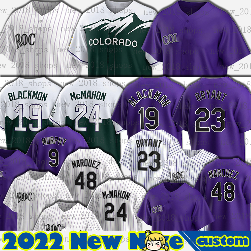 

Kris Bryant Charlie Blackmon Colorado Ryan McMahon Brendan Rodgers Baseball Jersey Jose Iglesias Sam Hilliard Daniel Bard Carlos Estevez C.J. Cron Elias Diaz, Custom cool base men jersey
