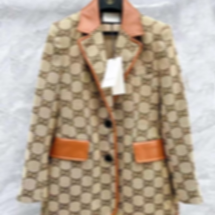 B802 High Profile Suits brand Designer fashion women suit designer clothes blazer Double G tops
