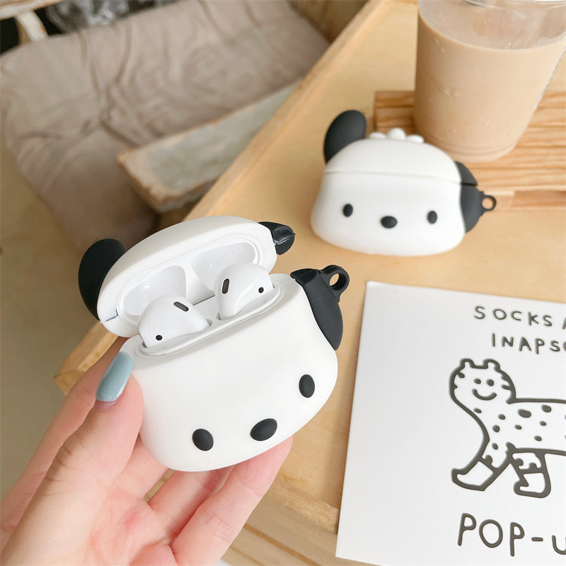 3D belle Pochacco chien écouteur étuis souples en Silicone pour AirPods 1 2 Pro 3rd casque Bluetooth boîte de charge housse de protection