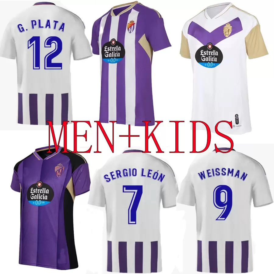 

Men kids 22 23 Real Valladolid soccer jerseys FEDE S. Sergi Guardiola Oscar Plano camisetas de futbol 2022 2023 M.SALISU FOOTBALL SHIRTS futebol, Purple