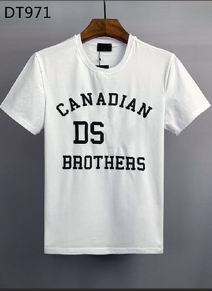 

DSQ ICON Men's T-Shirts Designer Print Letter Men Tees Paris Cotton Polos man tops women clothing fashion brand T shirt Dt971