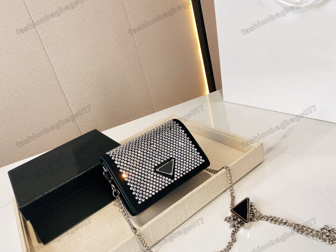 

Retro MM Mini Shoulder Bag Designer Triangle Logo Handbag Luxury Diamond Handle Bags Purse Wallet CrossBody