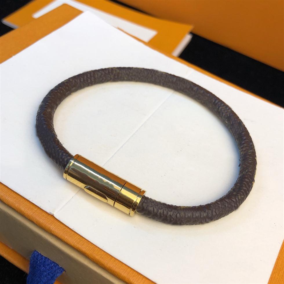 

Designer Bracelets Leather Hand Rope Fashion Bracelet For Men and Women High quality party gift size 17cm/19cm original packaging