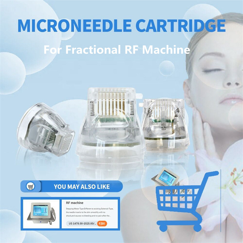 Microneedling RF Accessories Tips Fractional RF Microneedle Machine Cartridges Needle Head
