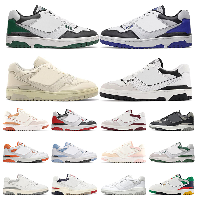 

550 running shoes men women 550s Shifted Sport Pistachio Ecru Burgundy Cyan Oak Leaf Green Au Lait Syracuse mens trainers sports sneakers, #23 oak leaf green 40-45