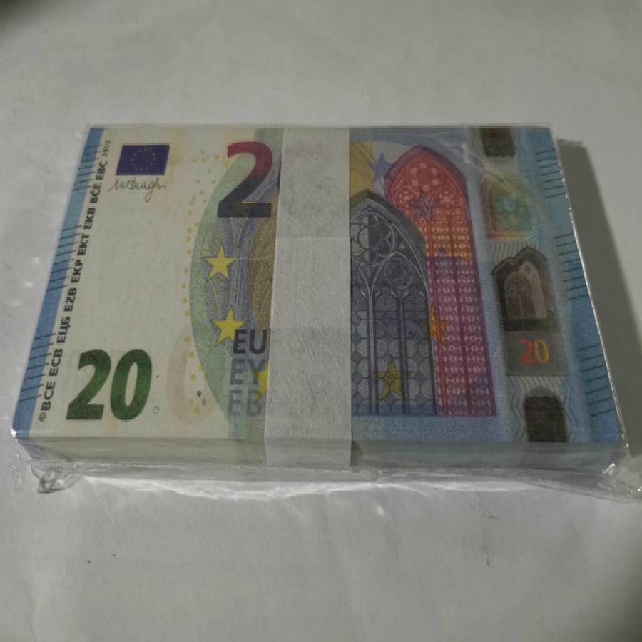 

Best Money Euro Billet Prop Festival Stage Banknote Currency Copy Toy Party Collections 20 Presents Trick Holiday Faux Child Lvkof