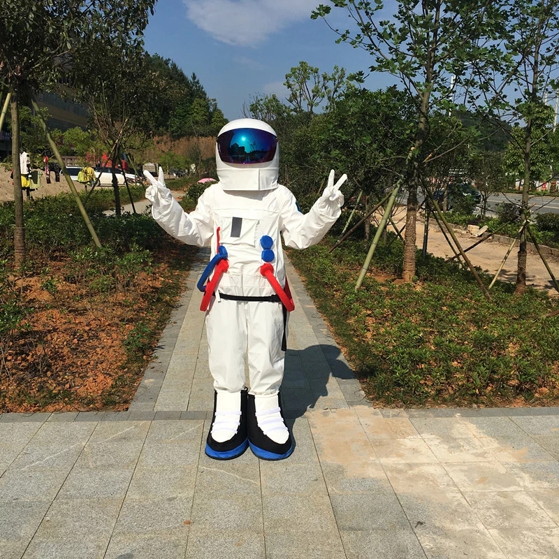 

High Quality Space suit mascot costume Astronaut mascot Halloween Christmas party dress, White