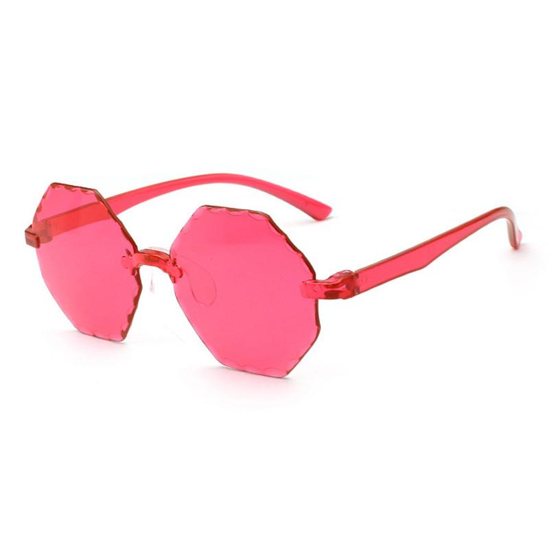 

Sunglasses Cute One Piece Gafas Sun Glasses Women 8 Colors Rimless Female Gradient Oculos Ladies EyewearSunglasses