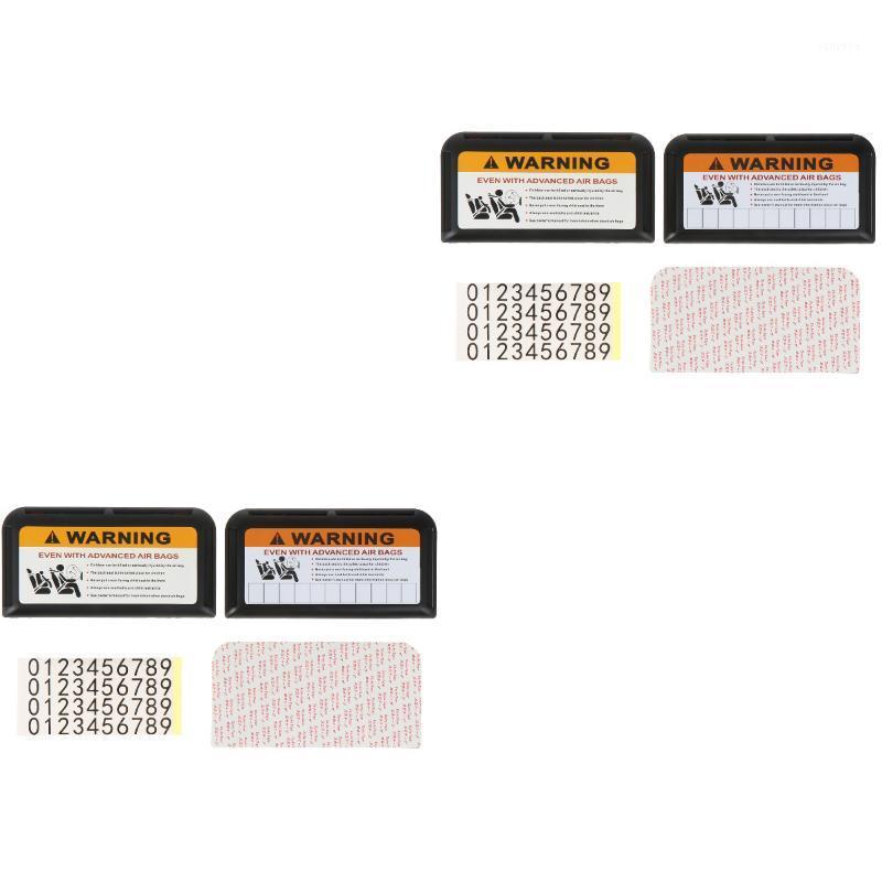 

Car Organizer 4 Pcs Sun Visor Mount Cards Clip Plastic Holder Supplies
