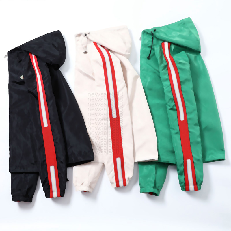 2022 Fashion Men's Jackets Windbreaker Long Sleeve Mens Jacket Hoodie Clothing Zipper hoodie with Letter Pattern Plus Size Clothes M-3XL
