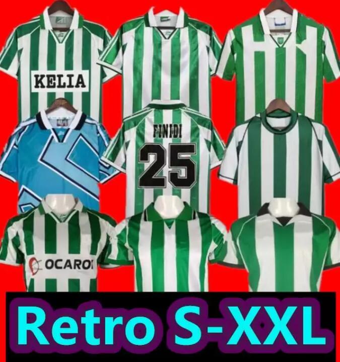 

1976 1977 1993 1994 1995 1996 1997 1998 2002 2003 2004 soccer Jerseys Retro REAL 76 77 94 95 96 97 98 02 03 04 classic vintage football shirt ALFONSO BETIS JOAQUIN DENILSON, Yellow