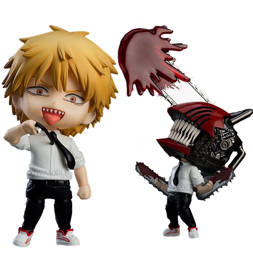 

#1560 Chainsaw Man Denji Anime Figure DenjiPower Action Figure #1580 Chainsaw Man Power Figure Collection Model Doll Toys 10cm 220520, 4pcs per set 10cm