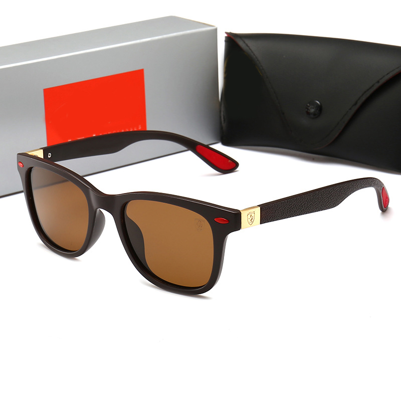 

4195 Polarized Sunglasses Men Women Classic Square Plastic Driving Ray Sun Glasses Male Fashion Black Shades UV400 Ban