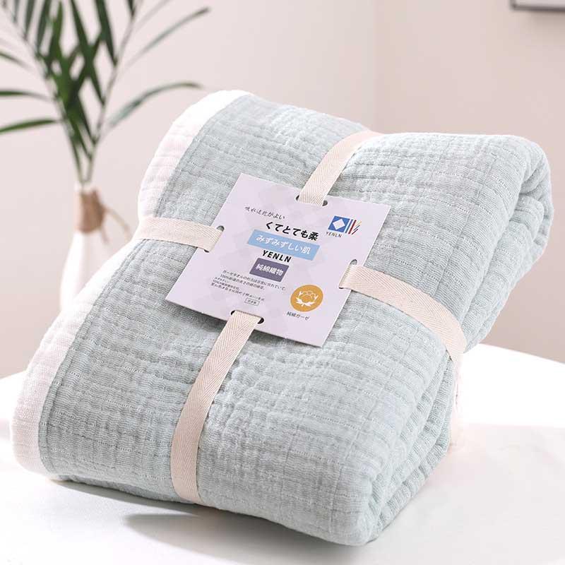 

Blankets Japanese Washable Six Layer Gauze For Travel Siesta By Office Single Double Towel Blanket Air Conditioning Comforter Beddings