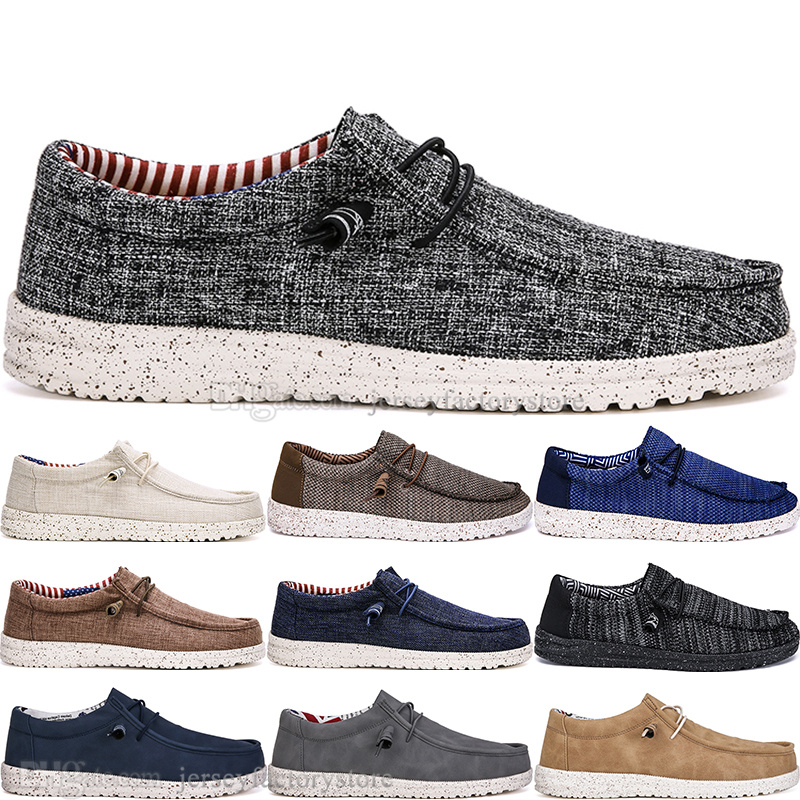 

2107 Spring New Fashion British style Mens Canvas Casual Shoes Man Hundred Leisure Student Men Lazy Drive Overshoes Outdoor Comfortable Breathable Big Size EUR 40-48