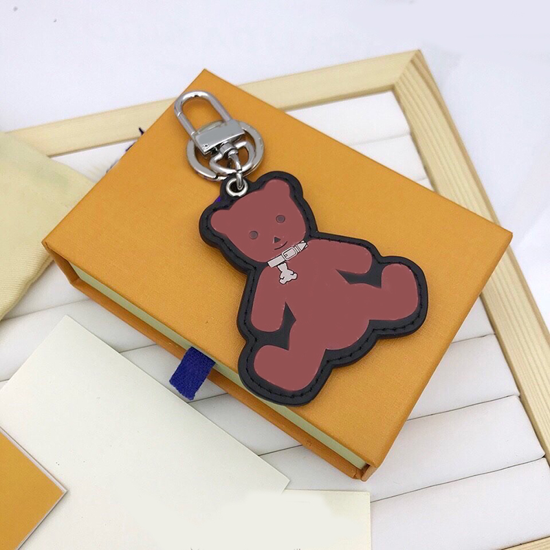 

Designer Keychain Handmade Leather Pattern Mens Car Keychains Bag Hanging Decor