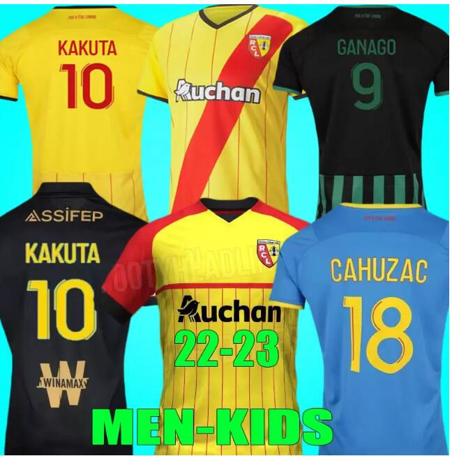 

2223 maillot soccer jerseys KAKUTA GANAGO SOTOCA FOFANA GRADIT FORTES BANZA CAHUZAC DOUCOURE Football Shirts men kids Kits FRANKOWSKI KALIMUENDO 2122, 21/22
