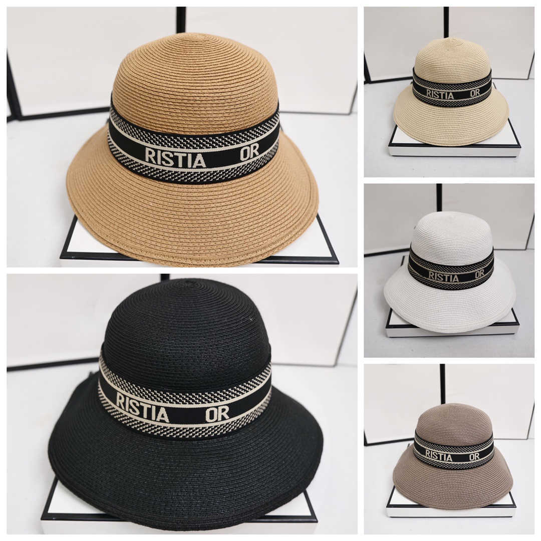 

Desingers bucket hats Luxurys Wide Brim Hats solid colour letter sunhats fashion trend travel buckethats High Quality hundred hat very nice, Beige