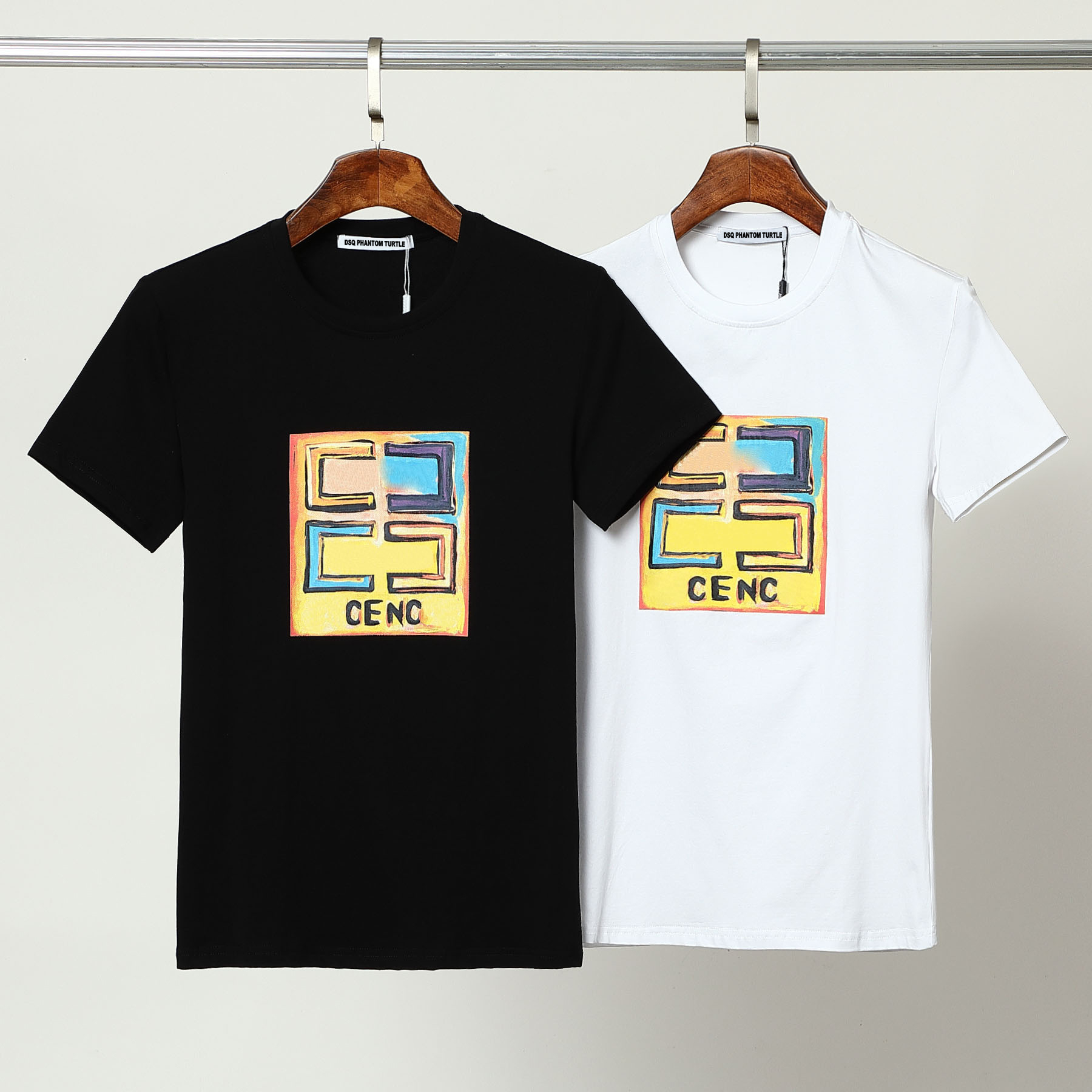 DSQ PHANTOM TURTLE 2022SS New Mens Designer T shirt Paris fashion Tshirts Summer T-shirt Male Top Quality 100% Cotton Tops 1135