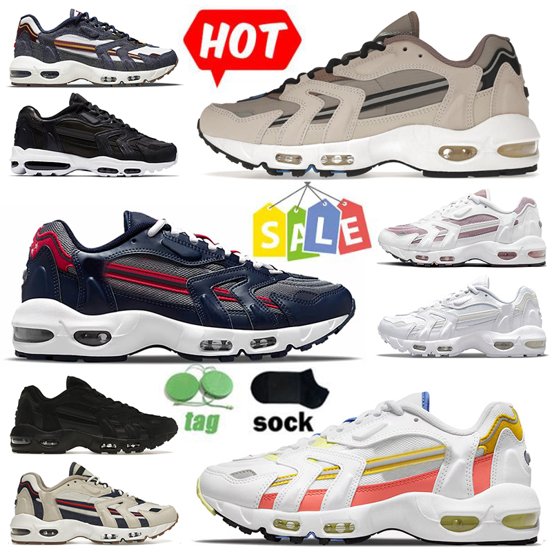 

With Socks 2022 Fashion 96s Running Shoes for Men Women Triple Black White Pure Platinum Midnight Navy Blackened Blue Outdoor Designer, 1 triple black 36-45