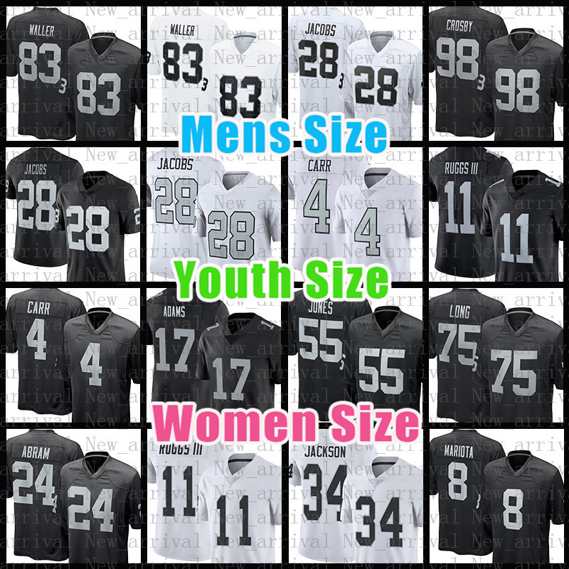

Davante Adams Football Jersey Josh Jacobs Maxx Crosby Darren Waller Denzel Perryman Charles Woodson Derek Carr Chandler Jones Hunter Renfrow Clelin Ferrell Deablo, Women(size:s-2xl)-t x z