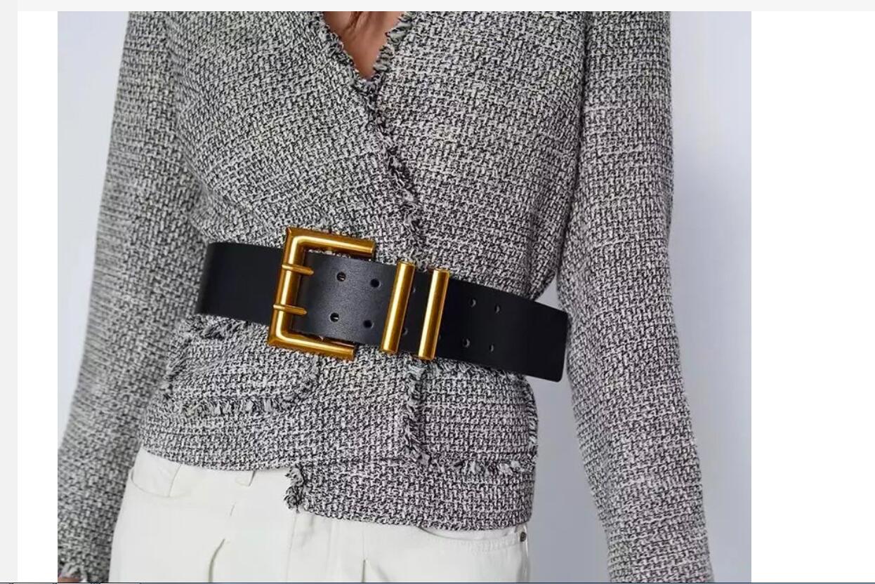 

P70 Men's Women's Fashion Designer Belts High Quality Genuine Leather Belts, Red