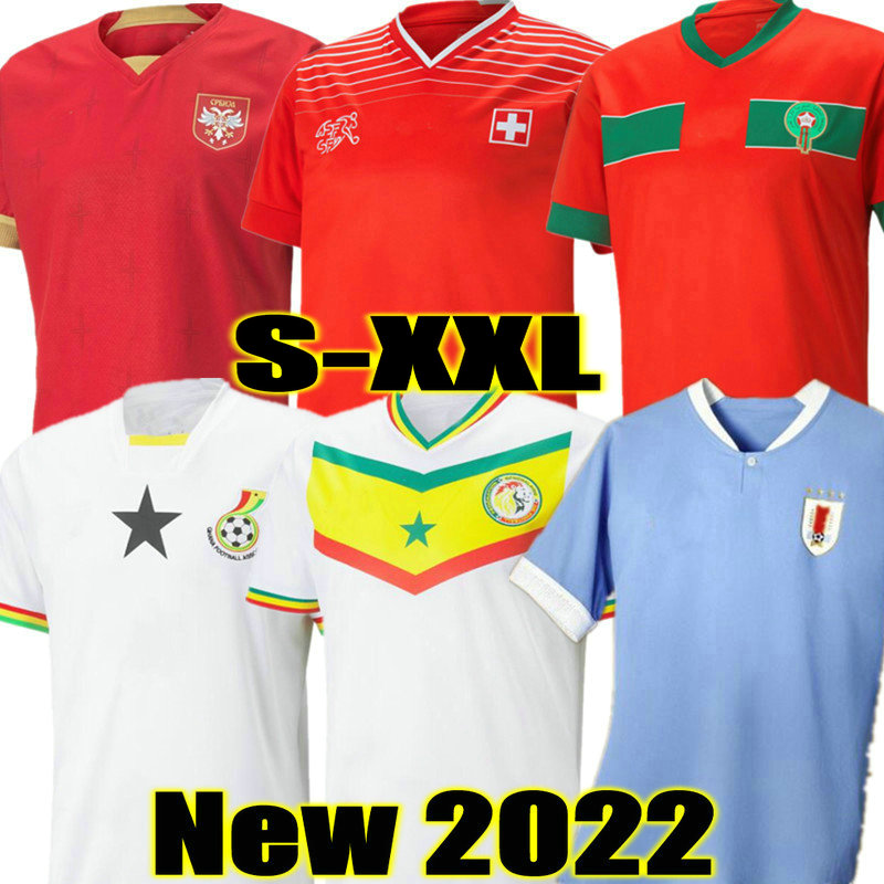 

2022 2023 Morocco soccer jerseys Senegal MANE Hakimi Ghana 22 23 Switzerland KOULIBALY maillot Serbia football uniforms shirts VLAHOVIC MITROVIC TADIC Uruguay, 2022 morocco home