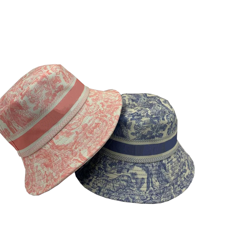 

Top Quality Designer Bucket Hats for Women Mens Headgear Fashion Brand Hat Cap Beanie Casquettes in Black Khaki Colors DropShipping, Pink